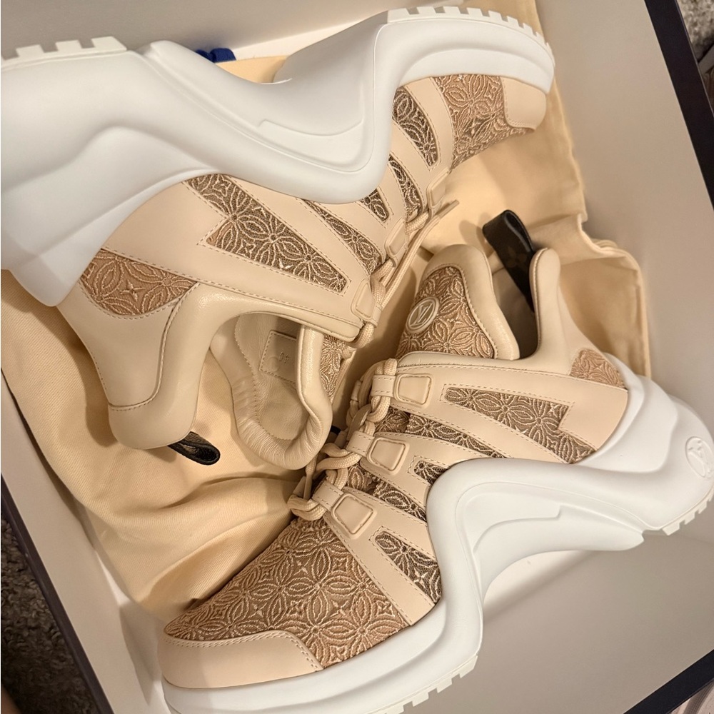 Louis Vuitton Archlight Beige Women's Sneakers